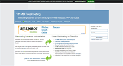 Desktop Screenshot of 111mb.de